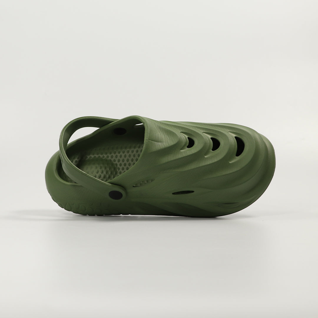 Brocade SlipOns (Alligator green)