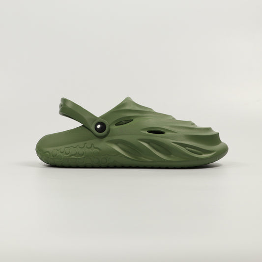 Brocade SlipOns (Alligator green)