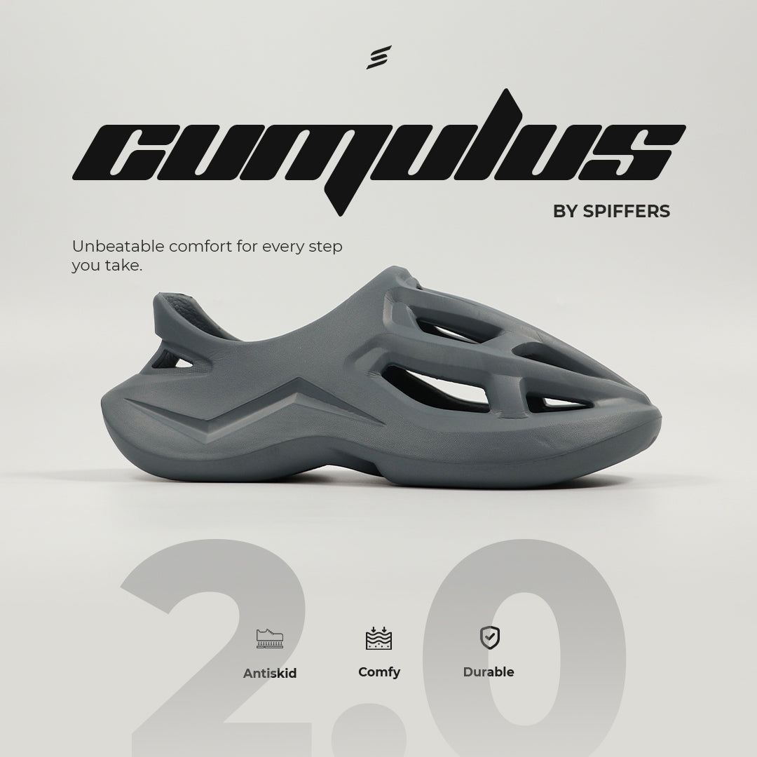 Cumulus 2.0 SlipOns (Rhino Grey) – Spiffers