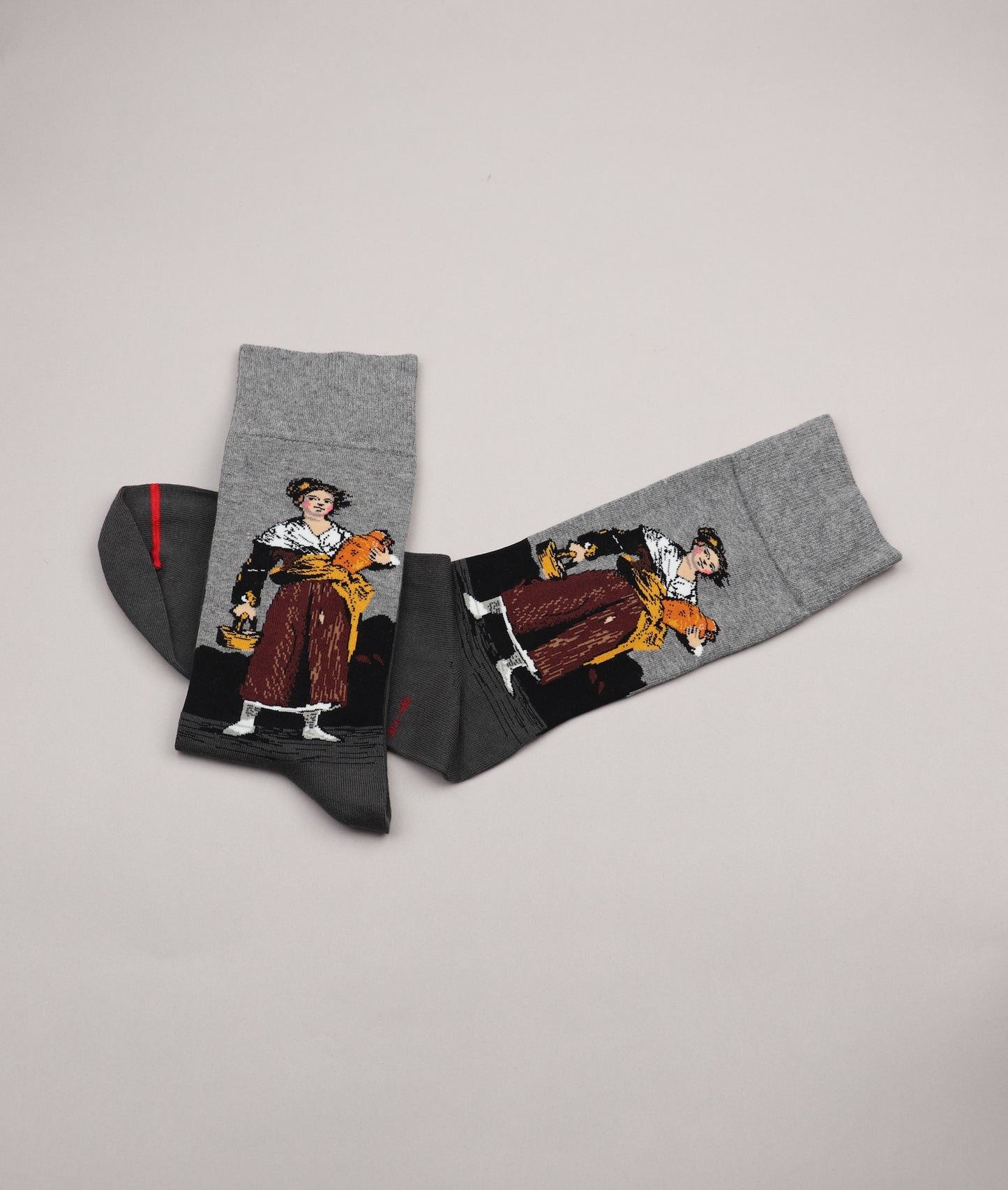 High Ankle Printed Socks ( Artist With Port )
